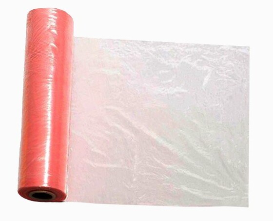 ESD-Stretchfolie, rosa/transparent, 23µm, 500 mm, 1000 Rolle