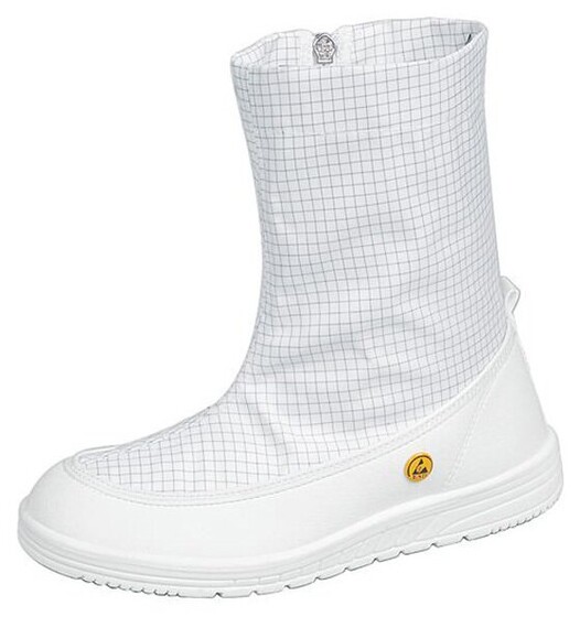 ESD-Berufsschuhe Reinraum, Stiefel weiß, Größe